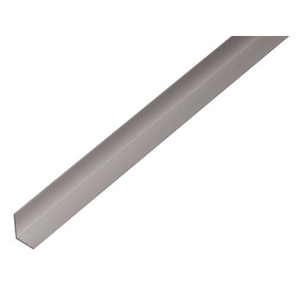Profilé cornière GAH Alberts aluminium anodisé 100cmx22,8mmx19mm