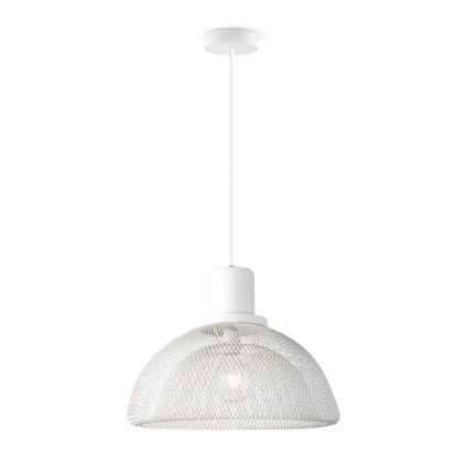 Home Sweet Home Mesh de lampe suspendue - blanc - 46x46x154cm