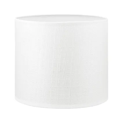 Home Sweet Home Blanc de toile à lampe à lampe - b: 20xd: 20xh: 17cm