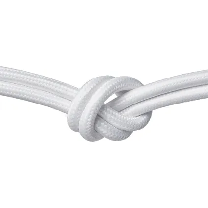 Câble pour luminaire textile Home Sweet Home blanc 1,5m 2
