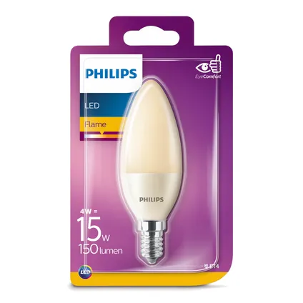Philips LED-lamp kaars 4W E14 3