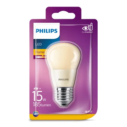 Philips LED-kogellamp 4W E27 2