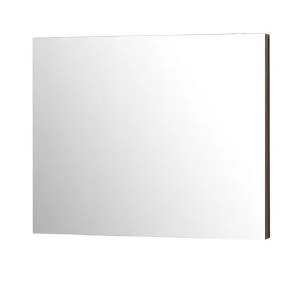 Miroir de salle de bains Aquazuro chêne gris Napoli 90cm