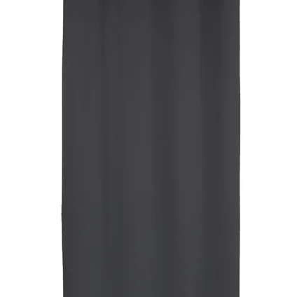 Chicago lichtdoorlatend gordijn zwart 140x250cm gerecycleerd katoen
