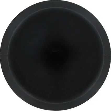 Kopp contrastekker randaarde rubber zwart 2