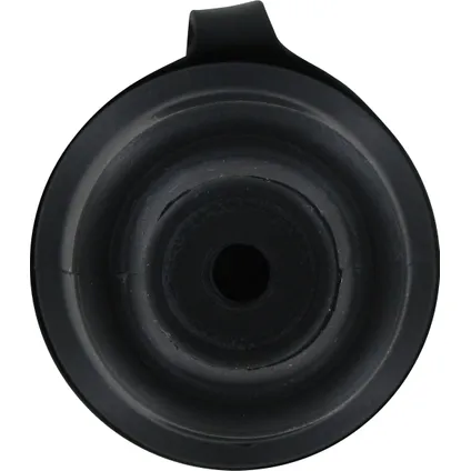 Kopp aardingsstekker rubber IP44 zwart 2