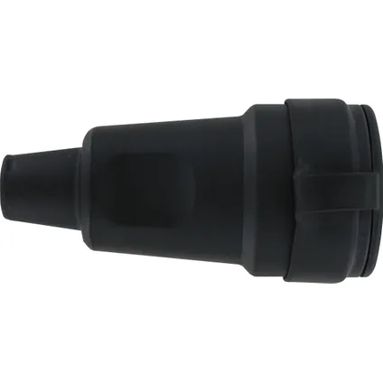 Kopp aardingsstekker rubber IP44 zwart 4