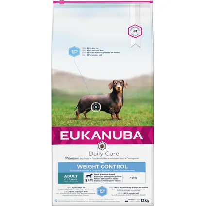 Eukanuba Daily Care dog ad weight contr med ch 12kg 2