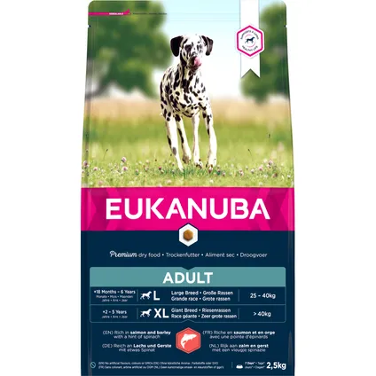Eukanuba dog adult large salmon&barley 2,5kg 2