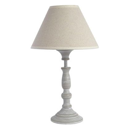 Seynave tafellamp ‘Romance’ grijs/beige 40 W