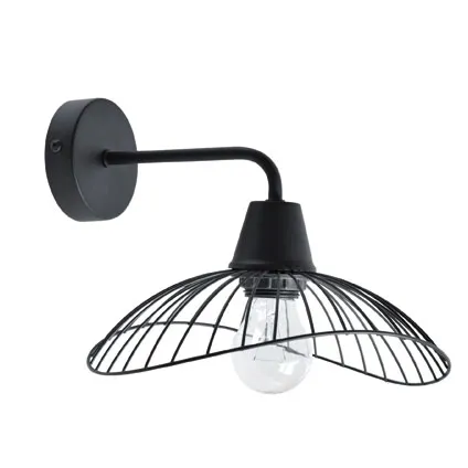 Seynave wandlamp ‘Kasteli’ zwart 40 W