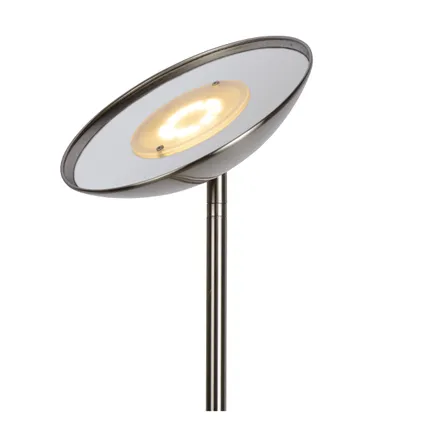 Lampe de lecture Lucide Zenith mat chrome LED dimmable Ø25,4cm 20+4W 10
