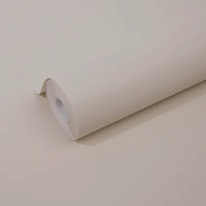 Papier peint intissé Decomode Basic cotton blanc sable 2