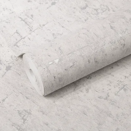 Papier peint intissé Decomode liège luxe gris clair 4