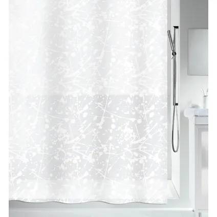 Rideau de douche Spirella Bang blanc 180 cm