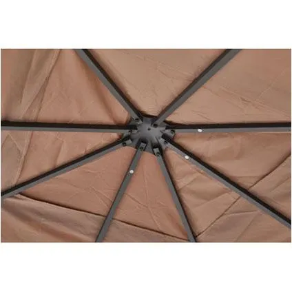 Central Park partytent Abiko 3x3 taupe 4