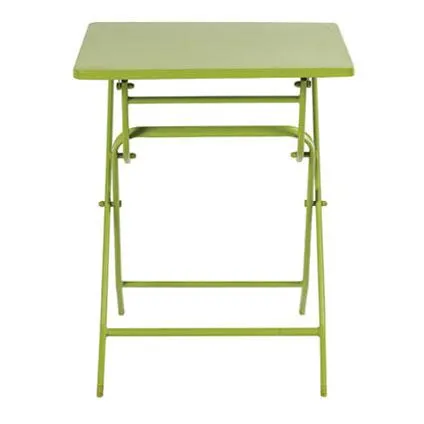 Central Park tafel Stacy staal 60x60cm groen 2
