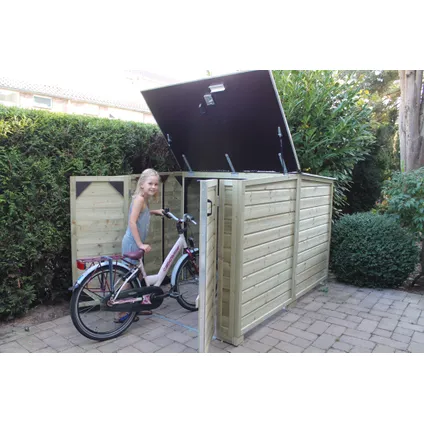 Lutrabox tuinkast fietsberging elektrisch 150x215x141cm 3
