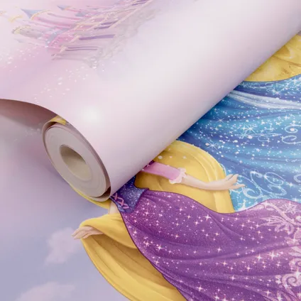 Disney papierbehang Princess roze meerkleurig 2