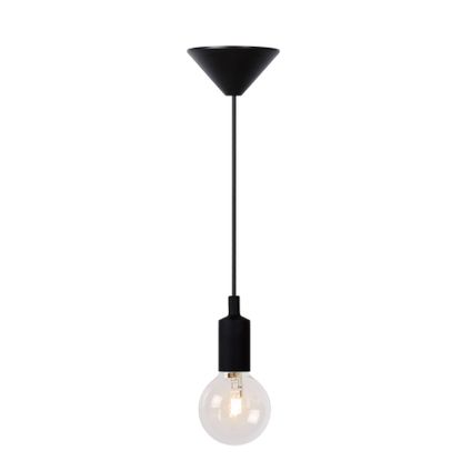 Lucide hanglamp Fix zwart ⌀10cm E27