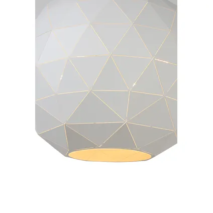 Lucide hanglamp Otona wit ⌀40cm E27 60W 3