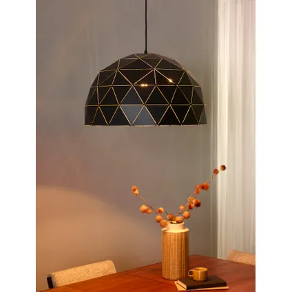 Lucide hanglamp Otona zwart Ø60cm 3xE27 2