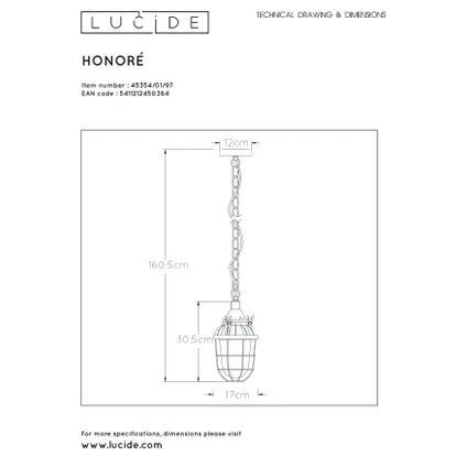Lucide hanglamp Honore roest ⌀17cm E27 4