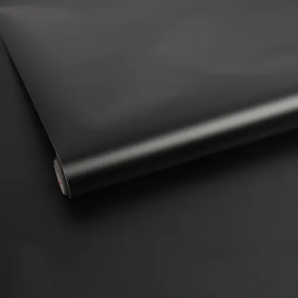 Transform zelfklevende decoratiefolie Mat zwart 45x200cm 3