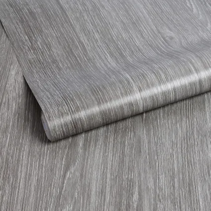 Transform zelfklevende decoratiefolie Wood grijs 45x200cm 3