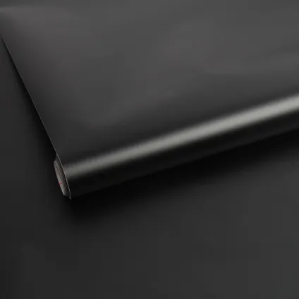Logisch Rond en rond Invloed Transform zelfklevende decoratiefolie Uni zwart 67,5x200cm