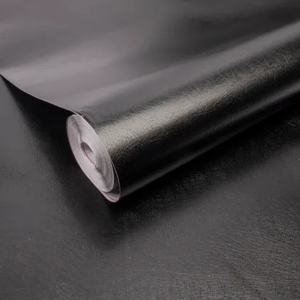 Transform zelfklevende decoratiefolie per strekkende meter Leather zwart 90 cm breed 3