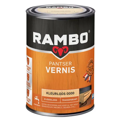 Rambo pantservernis zijdeglans 0000 kleurloos 1,25L 3