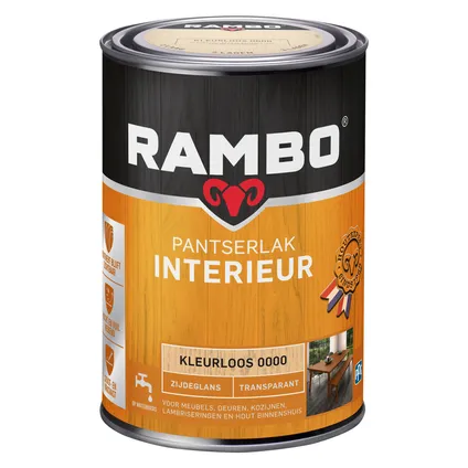 Rambo Pantserlak Interieur Zijdeglans 0000 Kleurloos 1,25 Ltr 3