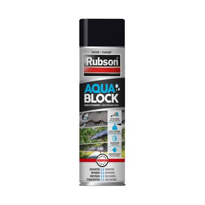 Spray d'étanchéité Rubson Aquablock noir 300ml