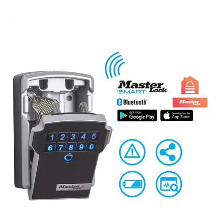 Master Lock rangement sécurisé pour clés - Bluetooth Select Access® Smart - montage mural 3