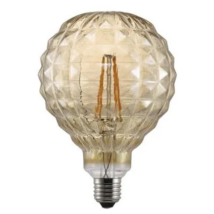 Ampoule à filament LED Avra Square ambré E27 2W