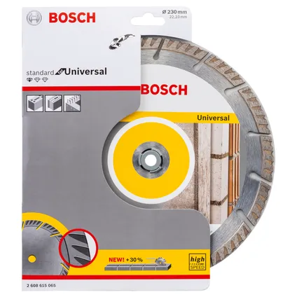 Bosch diamantschijf Standard Universal 230mm 2