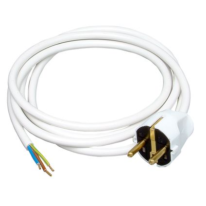 Câble de raccordement Kopp avec fiche RA Câble blanc 2m