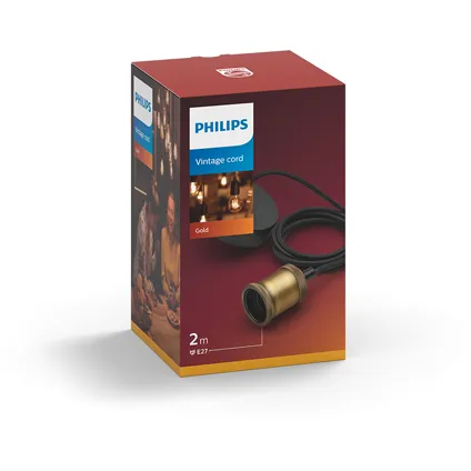 Philips vintage cord pendant gold 60W 2