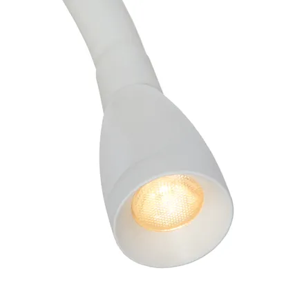 Lampe de chevet Lucide Galen blanc LED 3W 4