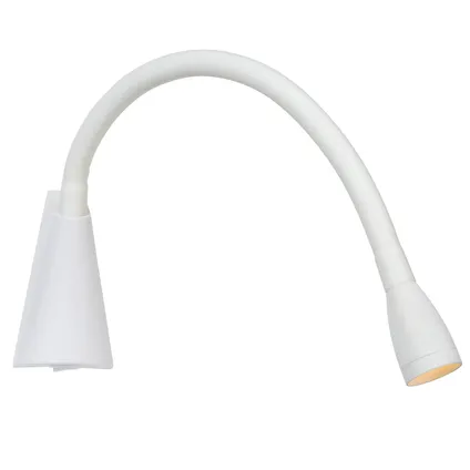 Lampe de chevet Lucide Galen blanc LED 3W 6