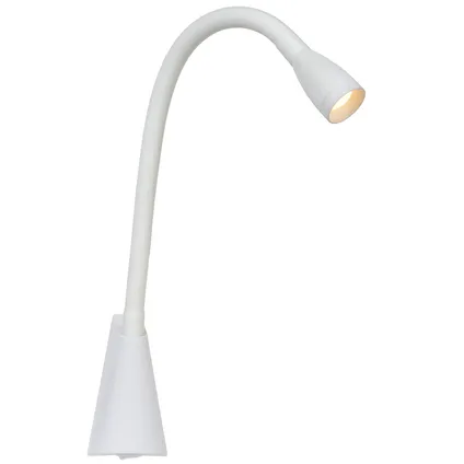 Lampe de chevet Lucide Galen blanc LED 3W 9