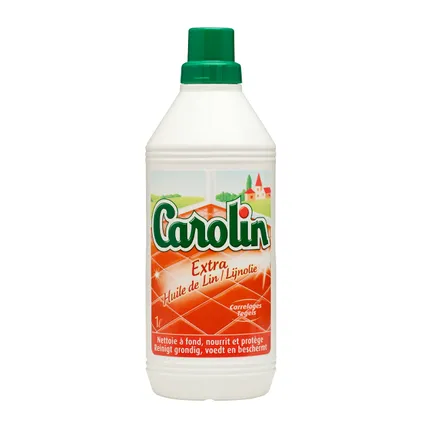 Nettoyant sols Carolin Extra huile de lin 1L