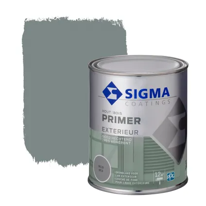 Sigma houtprimer exterieur grijs 750ml