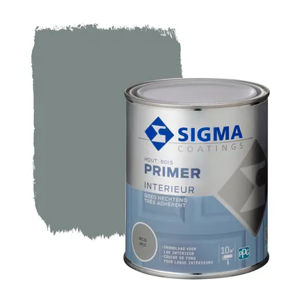 Sigma houtprimer interieur grijs 750ml