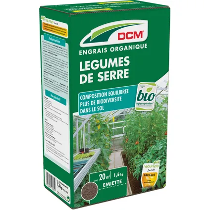 Engrais organique DCM légumes en serre 1.5kg 2