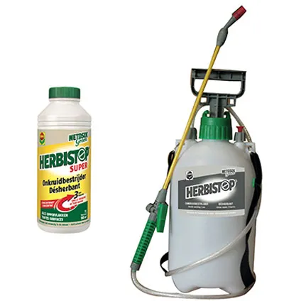 Herbicide total Compo Netosol Green 'Herbistop Super' 1 L + Pulvérisateur 5 L