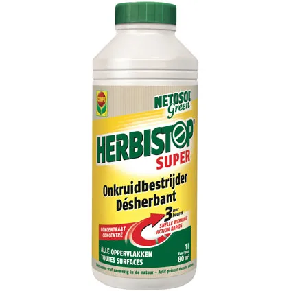 Herbicide total Compo Netosol Green 'Herbistop Super' 1 L + Pulvérisateur 5 L 2
