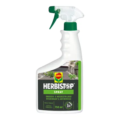 Compo Herbistop Spray onkruid en mosbestrijder pad & terras 750ml 7,5m²