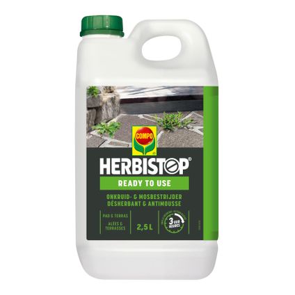 Compo Herbistop Ready onkruid en mosbestrijder 25m² 2,5L